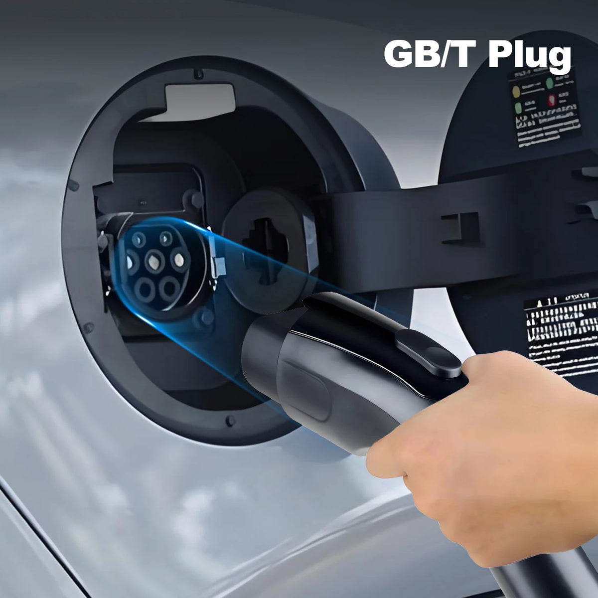 Kolanky 16A/32A GBT EV chargeur prise voiture électrique tête de pistolet de charge 3.6kw /7.2kw/11kw /22kw 1P/3P EV chargeur GBT prise mâle IP67