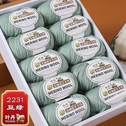 Fil de laine doux à 3 plis, 500 g/ensemble, pour crochets, chapeau d'hiver, pull, écharpe, châle, manteau, Cardigan, bricolage, confortable, chaud et moelleux, fil rouge pour bébé