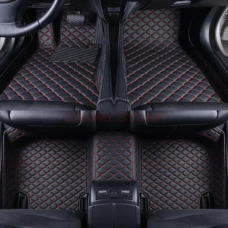 Tapis de Sol de Voiture 3D Personnalisé en Cuir Artificiel, Accessoires d'Nikpour BMW Série 5 E39 1995-2004 E60 F10 G30 2017-2022