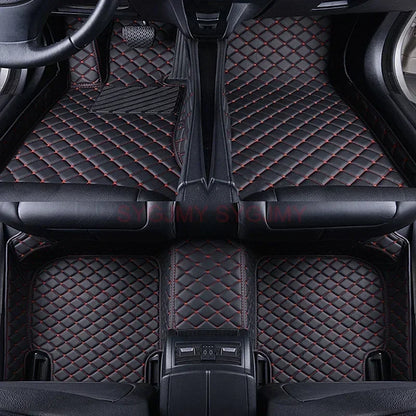 Tapis de Sol de Voiture 3D Personnalisé en Cuir Artificiel, Accessoires d'Nikpour BMW Série 5 E39 1995-2004 E60 F10 G30 2017-2022