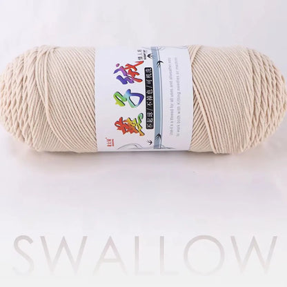 Fil de Laine Ogo Tissé à la Main pour Chandails, Écharpes, Crochet, Beurre, Lait, Fait à la Main, Grill, 200g par Pièce