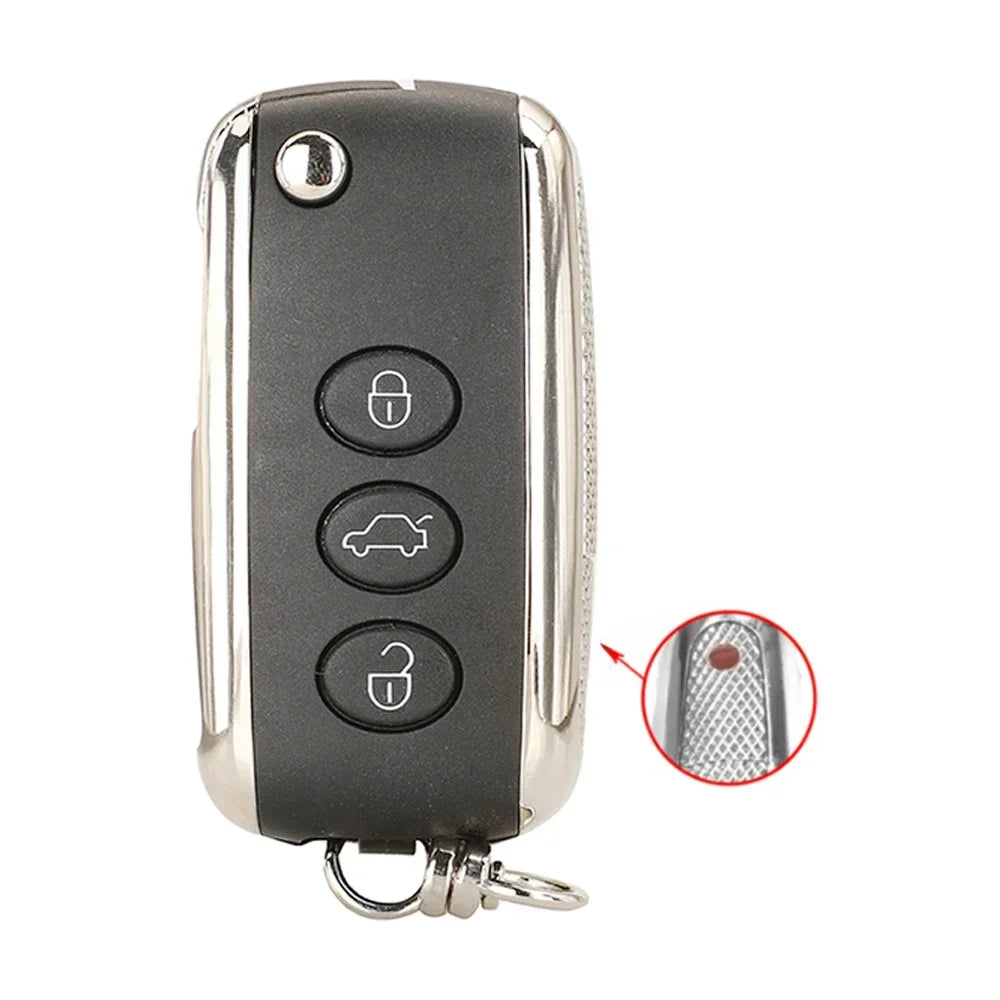 YOCASTY pliant rabat clé à distance de voiture coque housse pour Bentley Mulsanne Continental Hurtling GT volant Spur KR55WK45032