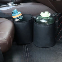 Support de bouteille d'eau universel pour console centrale avec poche de rangement, sangle réglable, organisateur intérieur de voiture