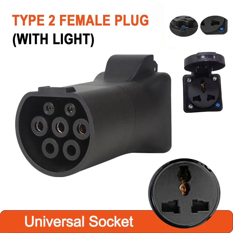 Adaptateur de chargeur V2L polyvalent, prise pour décharge BYD, 16A, 3,5 kW, type 2, outil électrique, véhicules chargeant le véhicule pour charger Schuko