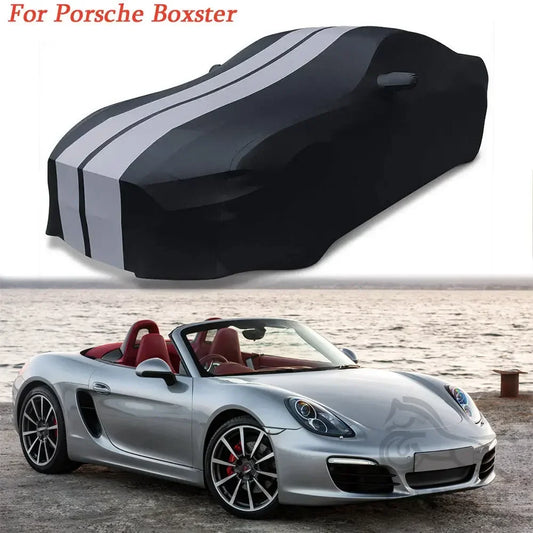 Juste de voiture d'intérieur commandée Ultraguard, compatible avec Porsche 911, 718, 968, 992, 928, Cayman, Boxster, Carrera, gris foncé, noir, rayé