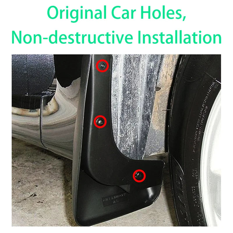 Garde-boue pour BYD Atto 3 Yuan Plus EV 2022 2023 2024, pièces de roue avant et arrière de voiture, accessoires de garde-boue