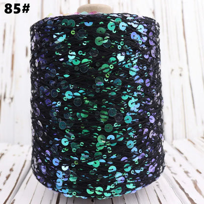 Fil à paillettes spécial 300, 900M, 100% coton, 6mm + 3mm, accessoires pour vêtements, bricolage, poupée de chiffon, fil à tricoter