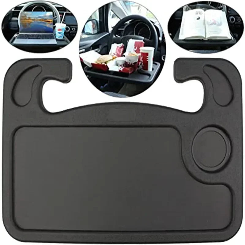 Support de bureau Portable pour voiture, ordinateur Portable, manger du travail, volant de voiture, support de Table à manger, boisson, plateau de nourriture et de café