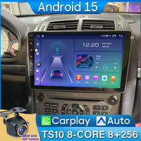 Autoradio Carplay pour Peugeot 407 2004-2011 Android 15 Navigation GPS Android Auto stéréo Android 15 vidéo 2K BT 4G No 2din DVD