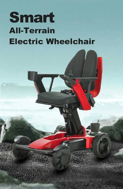 2025 offre spéciale Bluetooth contrôle en aluminium pliant léger motorisé fauteuil roulant électrique pour personnes handicapées