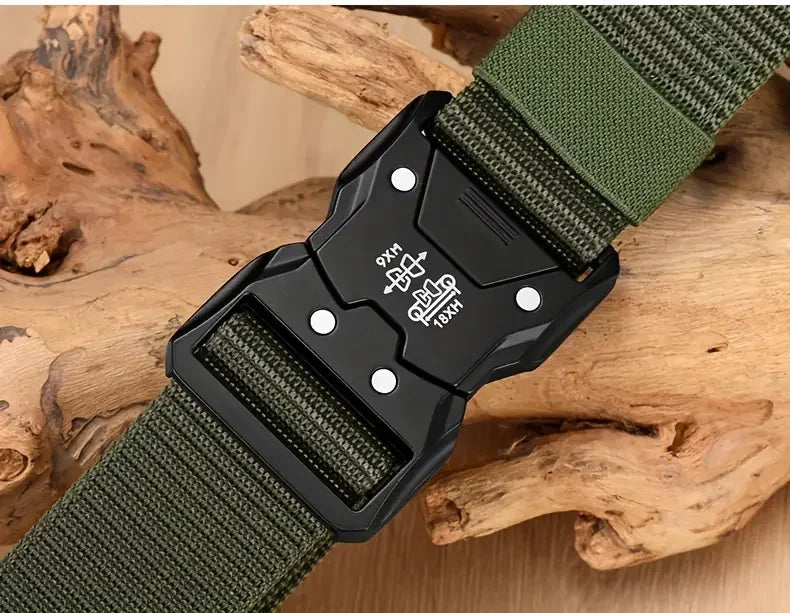 Ceinture DulWaist pour hommes et femmes, structure automatique durable, parfaite pour les aventures en plein air, accessoires unisexes, 2 pièces