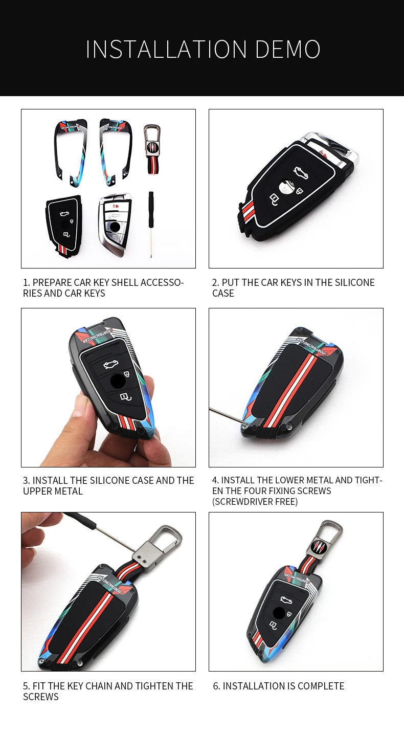 Porte-clés de voiture en alliage de Zinc, pour BYD Han Ev Tang Dm/Qin PLUS/Song Pro/MAX/Yuan Dolphin E2, coque de protection de décoration de clé de voiture