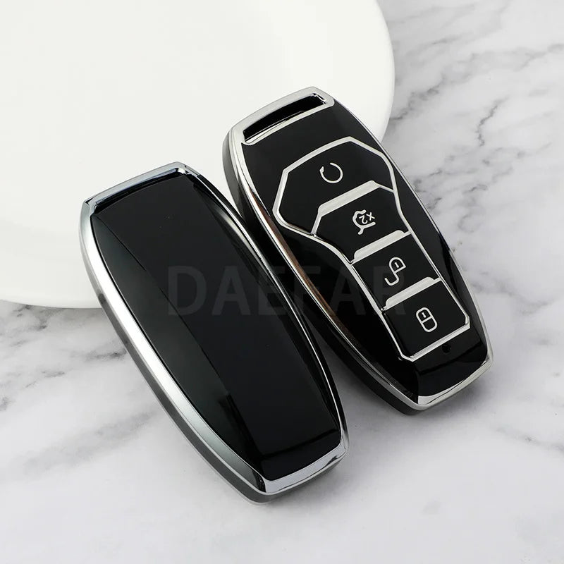 Étui pour clé de voiture en TPU, housse de protection pour BYD Seal Atto 3 Seal U Dm I Song Plus Dolphin King EV Tang Dm QIn PLUS MAX Yuan, accessoires automobiles