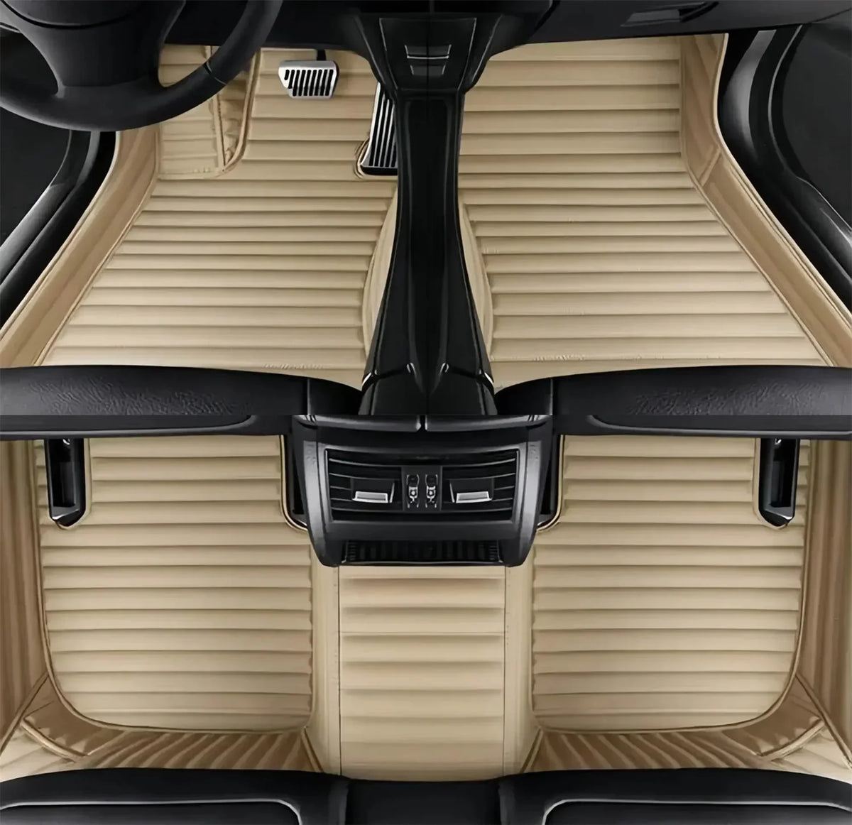 Tapis de sol de voiture en cuir pour BYD Yangwang U8 2023 2024 2025 2026, ensemble complet imperméable pour tous les temps