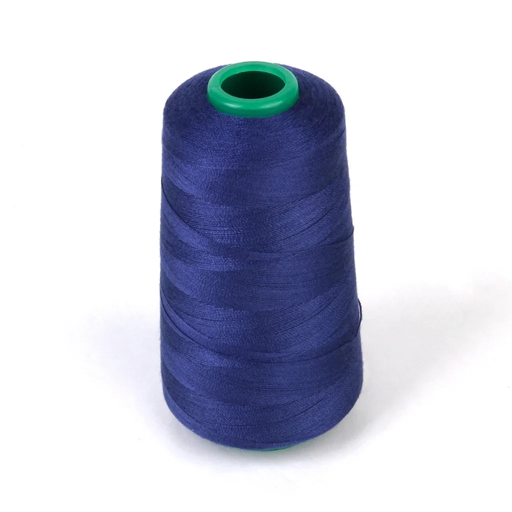 Fil de Polyester solide à coudre, 3000 Yards, 20S/2, toile d'ameublement, tapisserie, pantalons, chaussures, accessoires d'artisanat du cuir