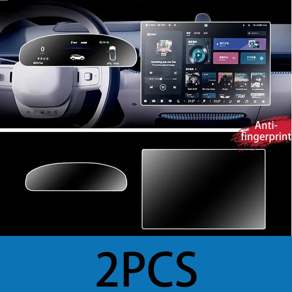 Pour Zeekr 7X 2024 2025 2026 Instrument de voiture Navigation arrière TV divertissement accoudoir protéger Film trempé accessoires intérieurs