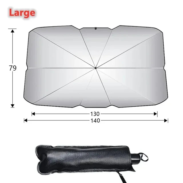 Pare-soleil de voiture, pare-brise avant pliable, Protection d'été, isolation thermique, accessoires de voiture