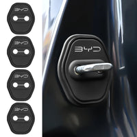 Couvercle de serrure de porte de voiture en Silicone, autocollant de protection pour BYD Atto 3 Yuan F3 E6 F0 G3 I3 Plus Ea1 Song Max Tang Dmi 2din, 2/4 pièces