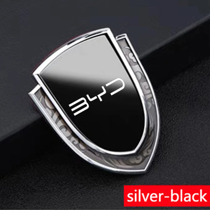Autocollant de Badge d'emblème latéral de fenêtre de coffre de voiture en métal pour BYD Atto 3 Act 3 Tang F3 E6 Dmi Yuan plus Song plus ev f0 f3 Qin Pro
