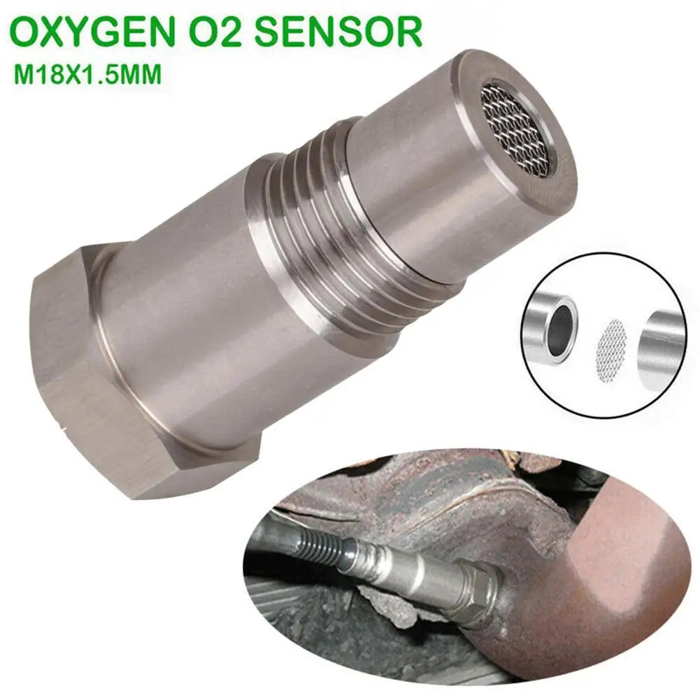2 pièces M18x1.5MM voiture universelle oxygène O2 capteur entretoise adaptateur voiture accessoire moteur lumière adaptateur bonde convertisseur catalytique Fix