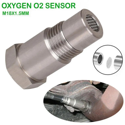 2 pièces M18x1.5MM voiture universelle oxygène O2 capteur entretoise adaptateur voiture accessoire moteur lumière adaptateur bonde convertisseur catalytique Fix