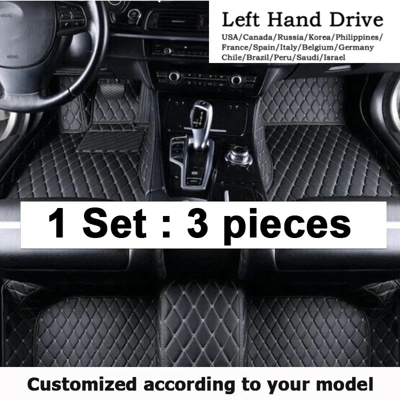 Tapis de sol de voiture personnalisés adaptés à la BMW X5 5 sièges véhicule électrique 2017-2019 tapis de pied en cuir automatique tapis