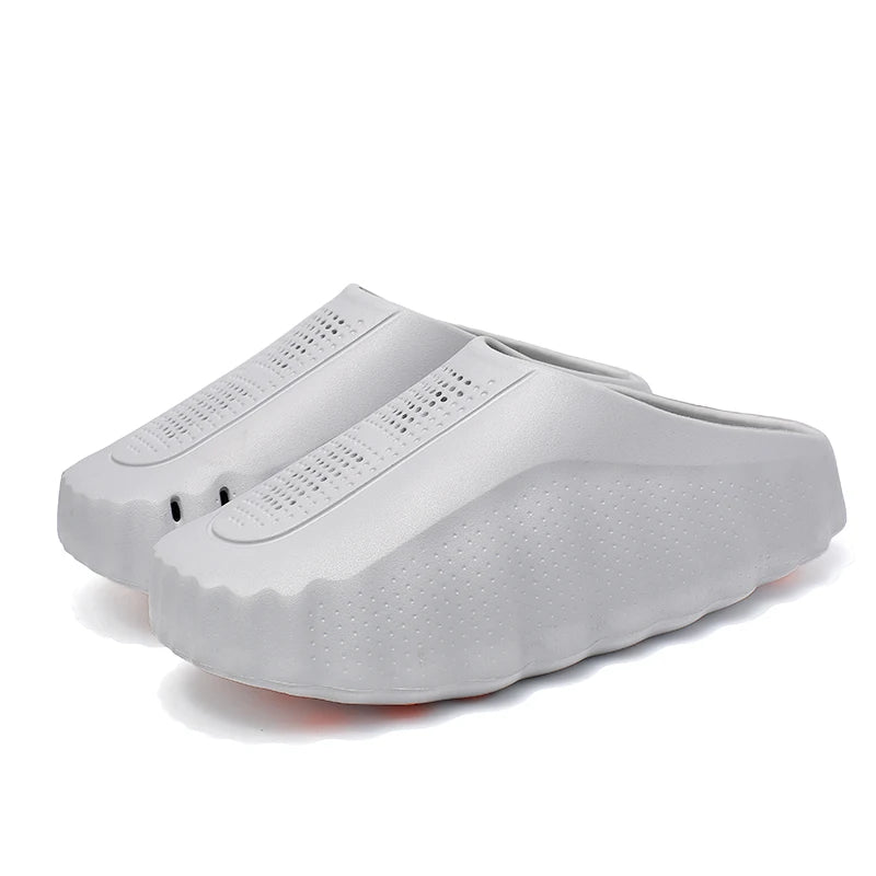 Pantoufles d'été à la mode pour hommes, chaussures d'extérieur légères antidérapantes à tige basse, chaussures décontractées résistantes à l'eau pour hommes