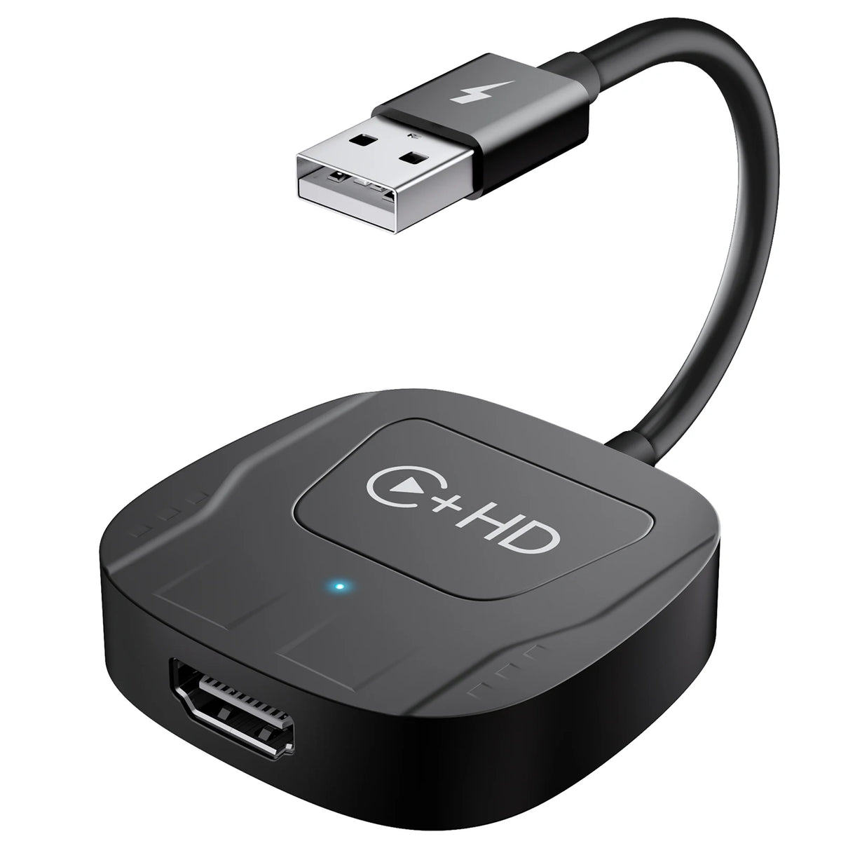 Adaptateur sans fil Carplay avec Youtube/Netflix/Tiktok, Dongle USB Carplay sans fil pour Carplay filaire en usine vers sans fil