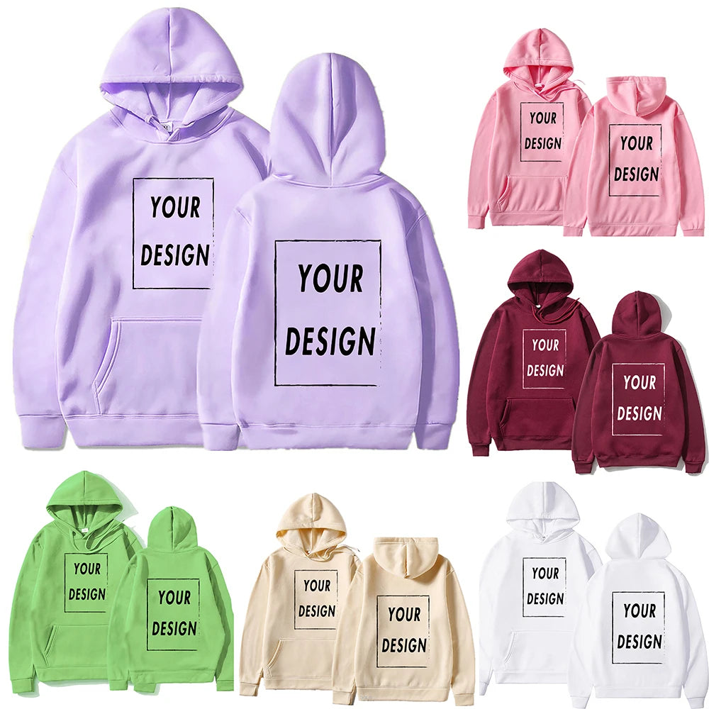 Sweats à capuche imprimés personnalisés pour hommes et femmes, vêtements de rue personnalisés, pull à capuche à manches longues, mode décontractée