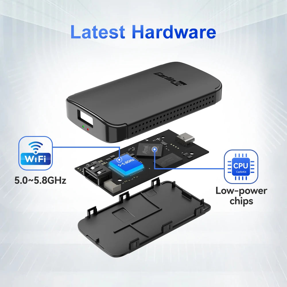 2026 CarlinKit Android Auto adaptateur sans fil Smart Ai Box Plug and Play Bluetooth WiFi connexion automatique pour les voitures automatiques Android filaires