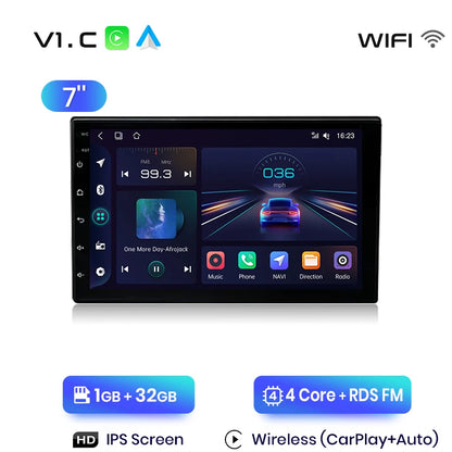 Junsun 7 9 10 pouces Radio universelle Carplay Android Auto autoradio lecteur multimédia systèmes intelligents pour Ford Peugeot Fiat