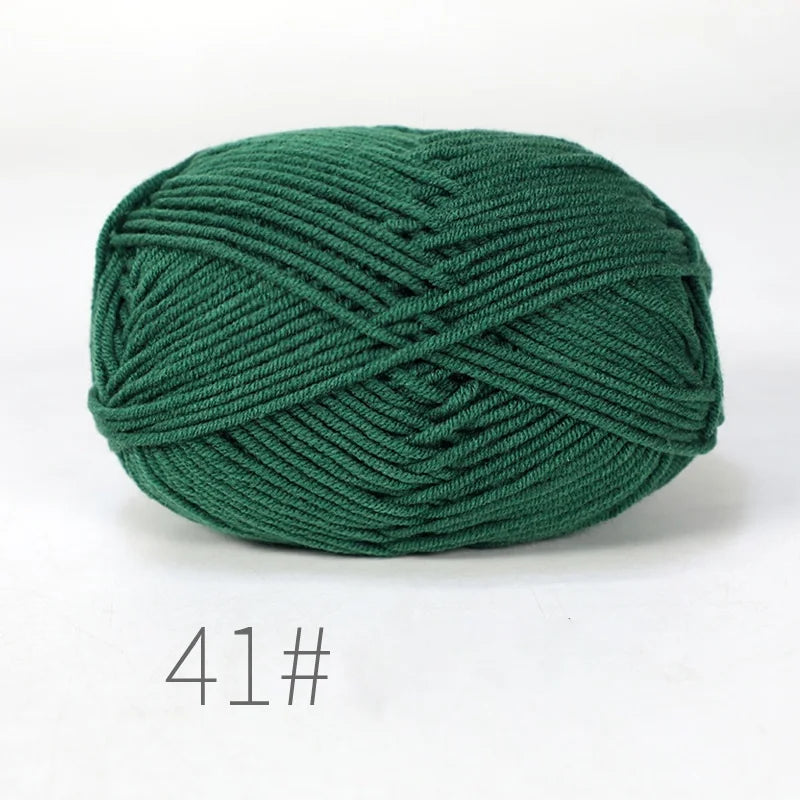 Fil à tricoter en coton doux, tissu mélangé, fil de velours en fibres épaisses, fil de laine au Crochet pour pull, bricolage