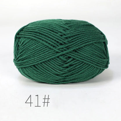 Fil à tricoter en coton doux, tissu mélangé, fil de velours en fibres épaisses, fil de laine au Crochet pour pull, bricolage