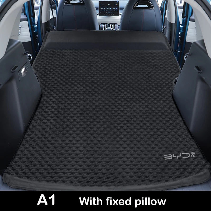 Matelas à air pour voiture BYD ATTO 3, lit de voyage avec pompe à air, canapé gonflable autonome, extérieur, camping, arrière, polymères de couchage