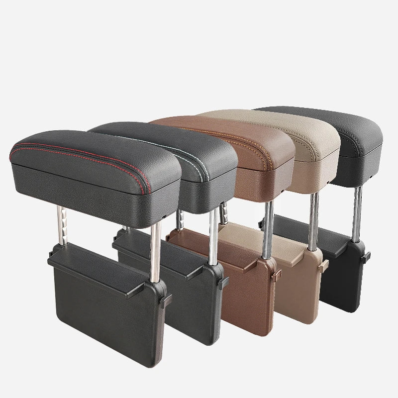 Boîte d'accoudoir de voiture, Support de coude réglable, organisateur d'espace de siège, coussin adapté aux voitures SUV camion, entraînement ergonomique et confortable