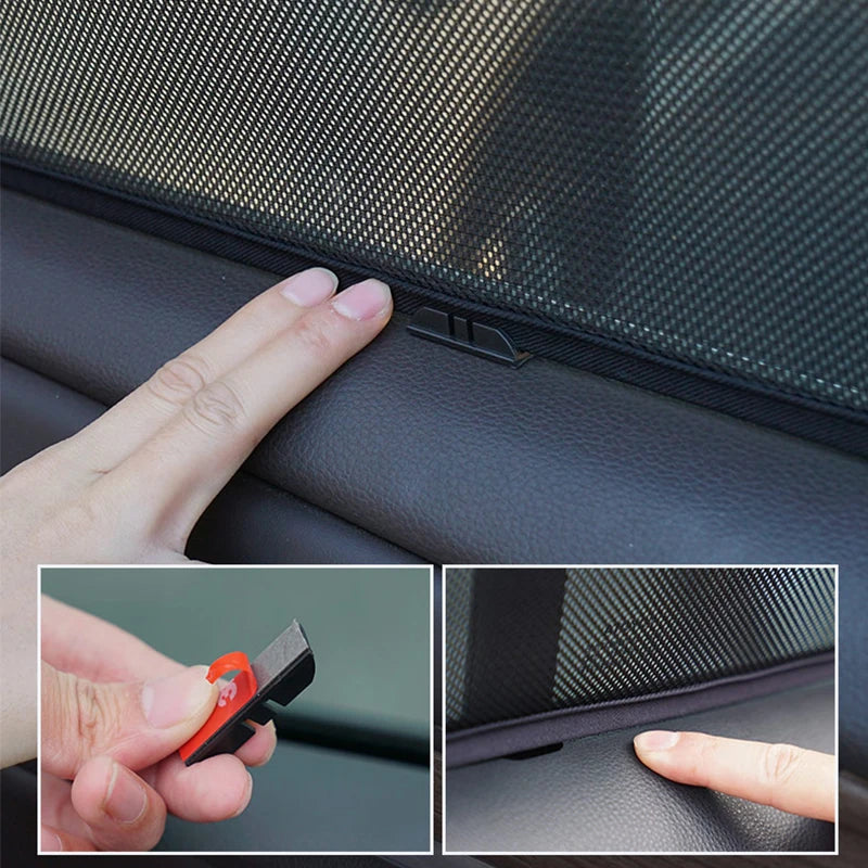 Pare-soleil magnétique pour BYD Dolphin 2024 2023 – 2021, cadre de pare-brise avant, rideau pour fenêtre latérale arrière, pare-soleil