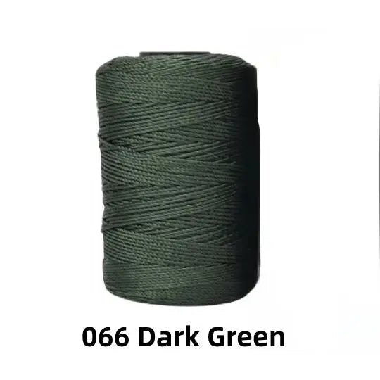 Fil de soie et coton glacé léger d'été, 1.5mm, 200m, fil au Crochet pour bricolage, artisanat, sac, chapeau, chaussures, fil en polypropylène, cordon de fil au Crochet