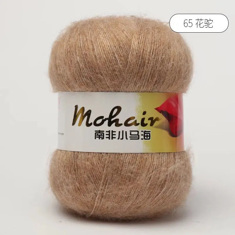 Fil de laine Mohair d'alpaga en peluche pour fil à tricoter, écharpe de pull 40 grammes/boule, fils épais de Lanas doux et chaud gonflés