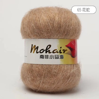 Fil de laine Mohair d'alpaga en peluche pour fil à tricoter, écharpe de pull 40 grammes/boule, fils épais de Lanas doux et chaud gonflés