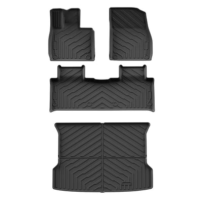 Tapis de sol de voiture pour Xpeng G6 2023 – 2025, doublure de chargement, tapis de coffre TPE 3D Xiaopeng, imperméable, plateau inodore, conduite à gauche