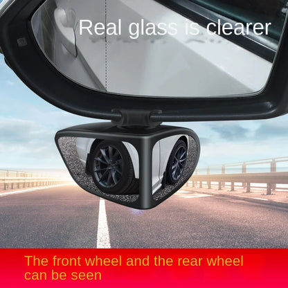 Rétroviseurs de voiture réglables et rotatifs, rétroviseur grand angle, rétroviseur de sécurité transparent, accessoires convexes, angle mort à 360 °, 2 pièces