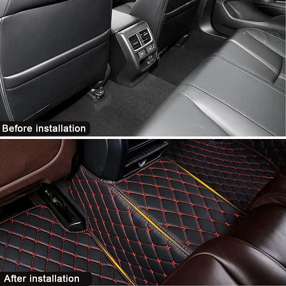 Pour Lynk & Co Z10 Z20 900 tapis de sol de voiture personnalisés tapis Auto en cuir PU imperméable pied Coche accessoire revêtement de sol
