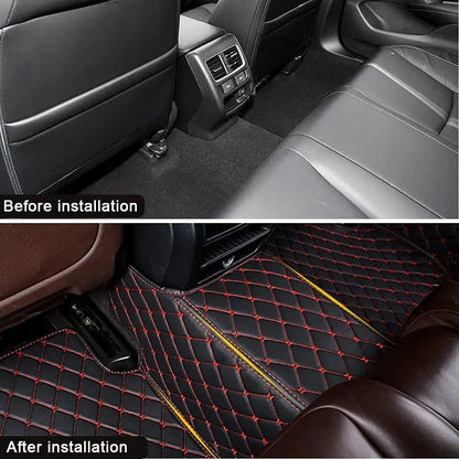 Pour Lynk & Co Z10 Z20 900 tapis de sol de voiture personnalisés tapis Auto en cuir PU imperméable pied Coche accessoire revêtement de sol