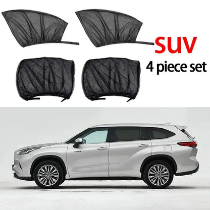 Pare-soleil anti-moustiques pour voiture, isolation thermique, anti-moustiques, maille de fenêtre de voiture, rideau latéral, accessoires de moustiquaire privée