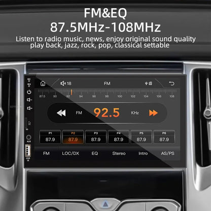 Autoradio 1 Din Carplay Android Auto lecteur multimédia HD 7 ''écran tactile FM AUX entrée Bluetooth MirrorLink Autoradio universelle