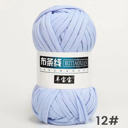 Fil épais de 100g, tissu coloré Super doux, bande de fil pour tricoter à la main, sac tissé, panier de tapis, matériel tricoté à la main, bricolage