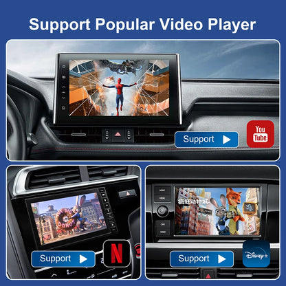 Android 13 TV Box Smart CarPlay Ai Box Wifi sans fil Android Auto magasin de jeu intégré pour voitures CarPlay OEM YouTube Netflix