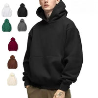Sweat à capuche unisexe pull de haute qualité hip-hop mode haut décontracté à la mode printemps et automne solide coloré confortable nouveau style 2025