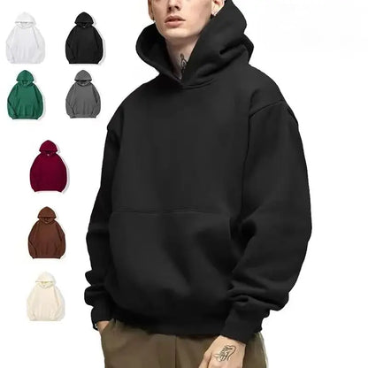 Sweat à capuche unisexe pull de haute qualité hip-hop mode haut décontracté à la mode printemps et automne solide coloré confortable nouveau style 2025