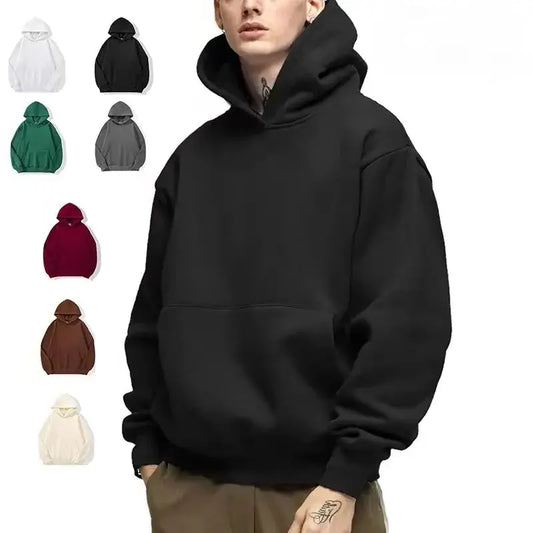 Sweat à capuche unisexe pull de haute qualité hip-hop mode haut décontracté à la mode printemps et automne solide coloré confortable nouveau style 2025